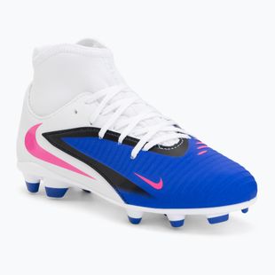 Gyerek focicipő Nike Phantom 6 High Club FG/MG racer blue/white/pink blast
