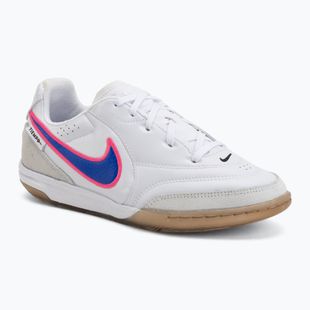 Gyerek focicipő Nike Tiempo Streetgato Jr white/pink blast/racer blue