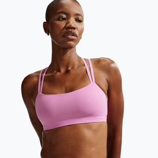Edzőmelltartó Nike Zenvy Strappy Light-Support light magenta/white