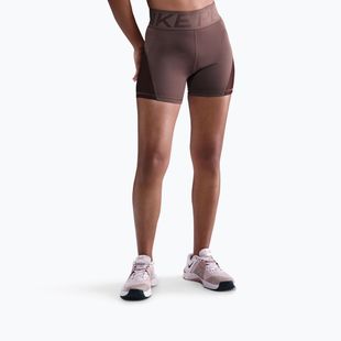 Női rövidnadrág Nike Pro Sculpt High Waisted 5" Biker tattoo/burgundy crush/white