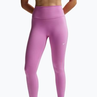 Női leggings Nike One Seamless Front High-Waisted light magenta/white