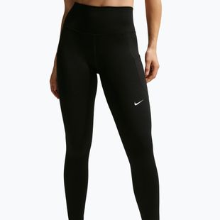 Női edzésleggings Nike One High-Waisted 7/8 black/white