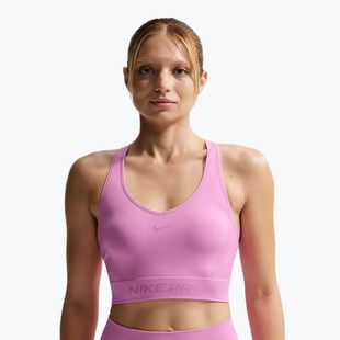 Edző felső Nike Pro Seamless Dri-Fit Cropped light magenta