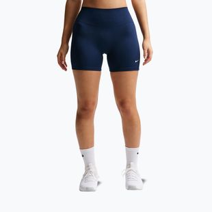 Női edző rövidnadrág Nike One midnight navy/white
