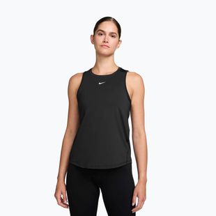 Női edzőpóló Nike One Classic Dri-Fit black/white