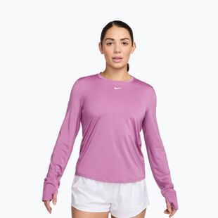 Longsleeve edzőfelső Nike One Classic Dri-Fit light magenta/white
