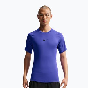 Férfi edzőpóló Nike Pro Dri-Fit Tight Fitness persian violet/black