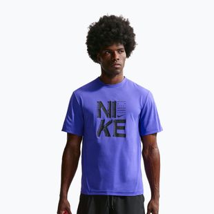 Férfi edzőpóló Nike Hyverse Dri-Fit Persian violet/black