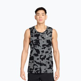 Férfi edzőpóló Nike Hyverse Dri-Fit TT smoke grey/black/white