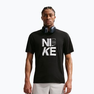 Férfi edzőpóló Nike Hyverse Dri-Fit Persian black/white
