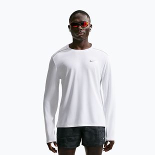 Férfi futó hosszú ujjú póló Nike Miler Dri-Fit UV white