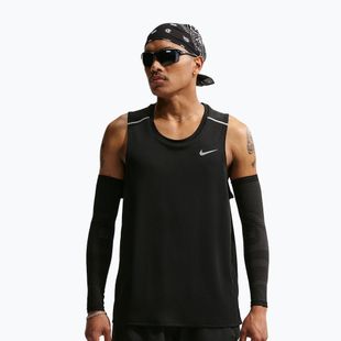 Férfi futópóló Nike Miler Dri-Fit black