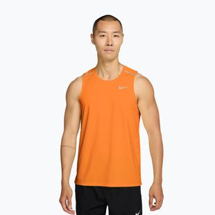 Férfi futópóló Nike Miler Dri-Fit total orange