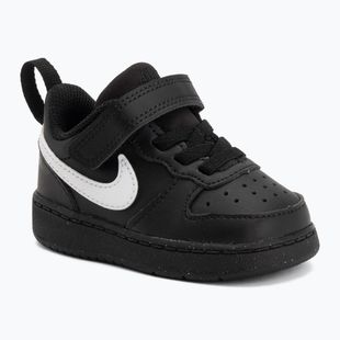Gyermekcipő Nike Court Borough Low Recraft black/black/white