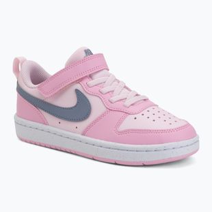 Gyerekcipők Nike Court Borough Low Recraft pink foam/pink rise/white/ashen slate