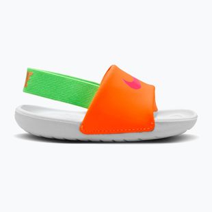 Gyerek papucs Nike Kawa total orange/green strike