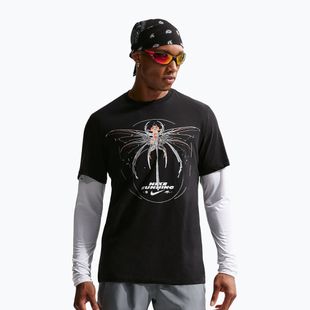 Férfi futópóló Nike Dri-Fit Running black