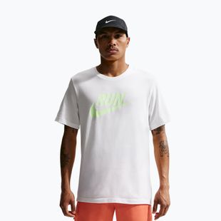 Férfi futópóló Nike Dri-Fit Running white/barely volt