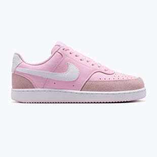 Női cipők Nike Court Vision Low Suede pink foam/white