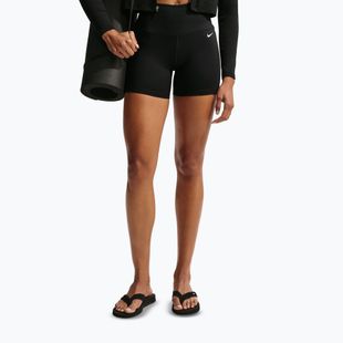 Női rövidnadrág Nike One High Waisted Biker 5" black/black/white
