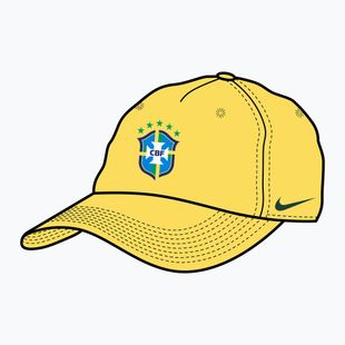 Ellenzős sapka Nike Club Brazil Poly canary