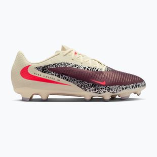 Férfi futballcipő Nike United Phantom 6 Low Academy MG burgundy crush/fossil/university red