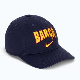 Gyerek ellenzős sapka Nike FC Barcelona Club Cotton blackened blue