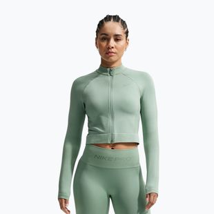 Női edzőfelső Nike Pro Seamless Full Zip Top steam