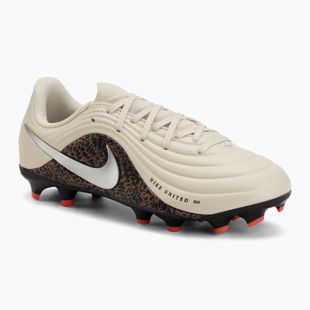 Gyerek focicipő Nike United Jr. Tiempo Maestro Academy MG fossil/burgundy crush/metallic silver