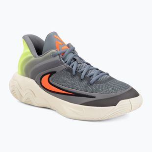 Férfi kosárlabdacipő Nike Giannis Immortality 4 Cool Grey/Volt/Total Crimson