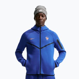 Férfi pulóver Nike FFF Tech Fleece Windrunner Full Zip game royal/metallic copper
