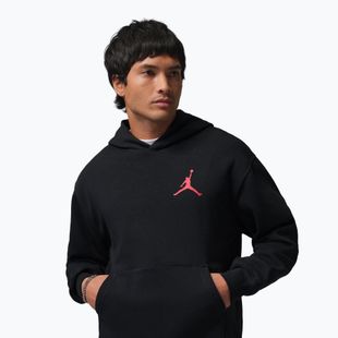 Férfi kapucnis pulóver Nike Jordan Pullover Hoodie black/gym red