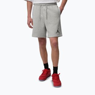 Férfi rövidnadrág  Jordan Fleece grey heather/black
