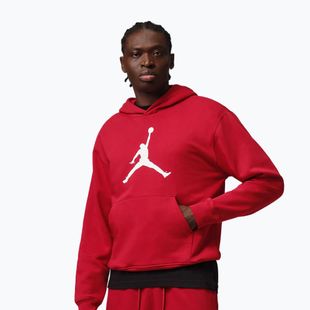 Férfi pulóver Jordan Pullover Hoodie gym red/white