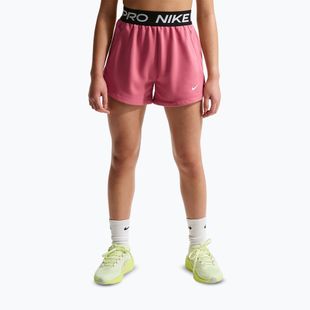 Nike Pro Fleece gyerek rövidnadrág Dri-Fit peony/peony/black/white