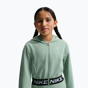 Gyerekpulóver Nike Pro Fleece Dri-Fit Full-Zip steam/steam/black/white