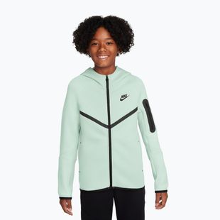 Gyerek pulóver Nike Sportswear Tech Fleece Full Zip barely green/black/black