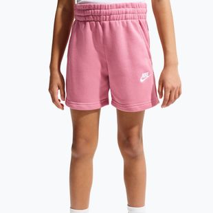 Nike Sportswear Club Fleece gyerek rövidnadrág peony/peony/white