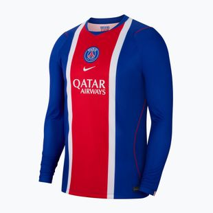 Férfi futball hosszú ujjú póló Nike Paris Saint-Germain Dri-Fit Stadium Home old royal/white/university red/white