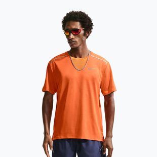 Férfi futópóló Nike Miler Dri-Fit UV safety orange