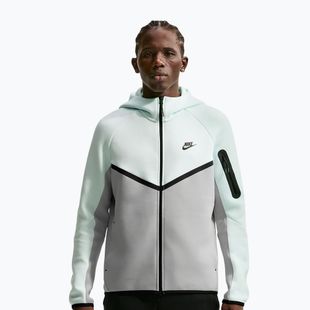 Férfi pulóver Nike Tech Windrunner Full Zip barely green/light silver/black