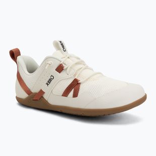 Női barefoot cipők Xero Shoes Prio Easy On egret/burnt brick