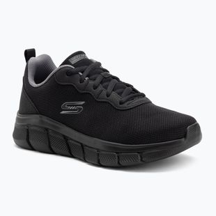 Férfi Skechers Bobs Sport B Flex Icy Edge fekete cipő