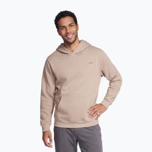 Férfi pulóver SKECHERS Max Soft Hoodie brown
