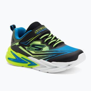 Gyerekcipők SKECHERS Flex-Glow Ultra fekete/kék/lime