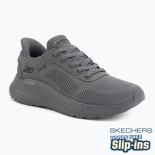 Férfi cipő SKECHERS Bobs Squad Chaos Solid Step gray