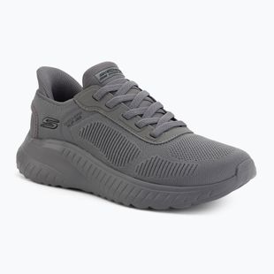 Férfi cipő SKECHERS Bobs Squad Chaos Solid Step gray