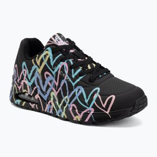 Női cipő SKECHERS JGoldcrown Uno Spread The Love black