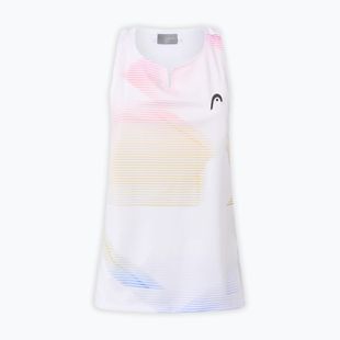Női teniszpóló HEAD Agility Tank Top apricot/print vision