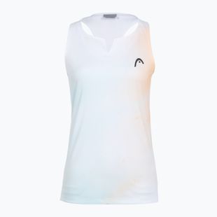 Női teniszpóló HEAD Agility Tank Top apricot/print vision